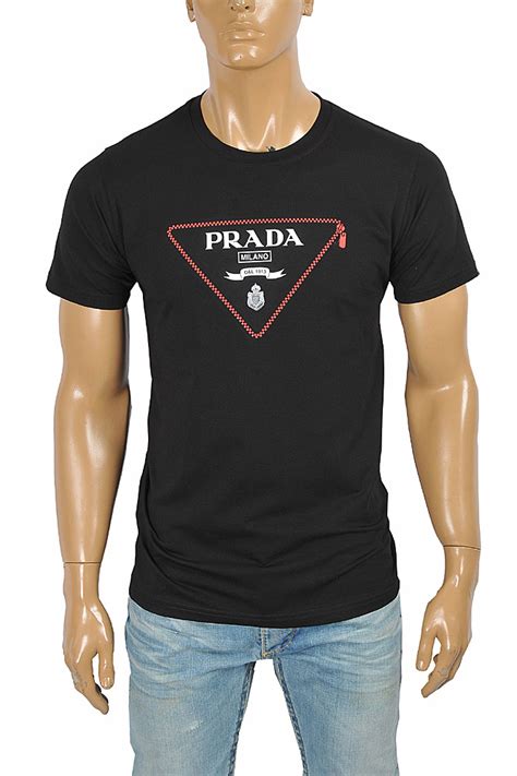 t shirt uomo prada stegosauro|Prada T.